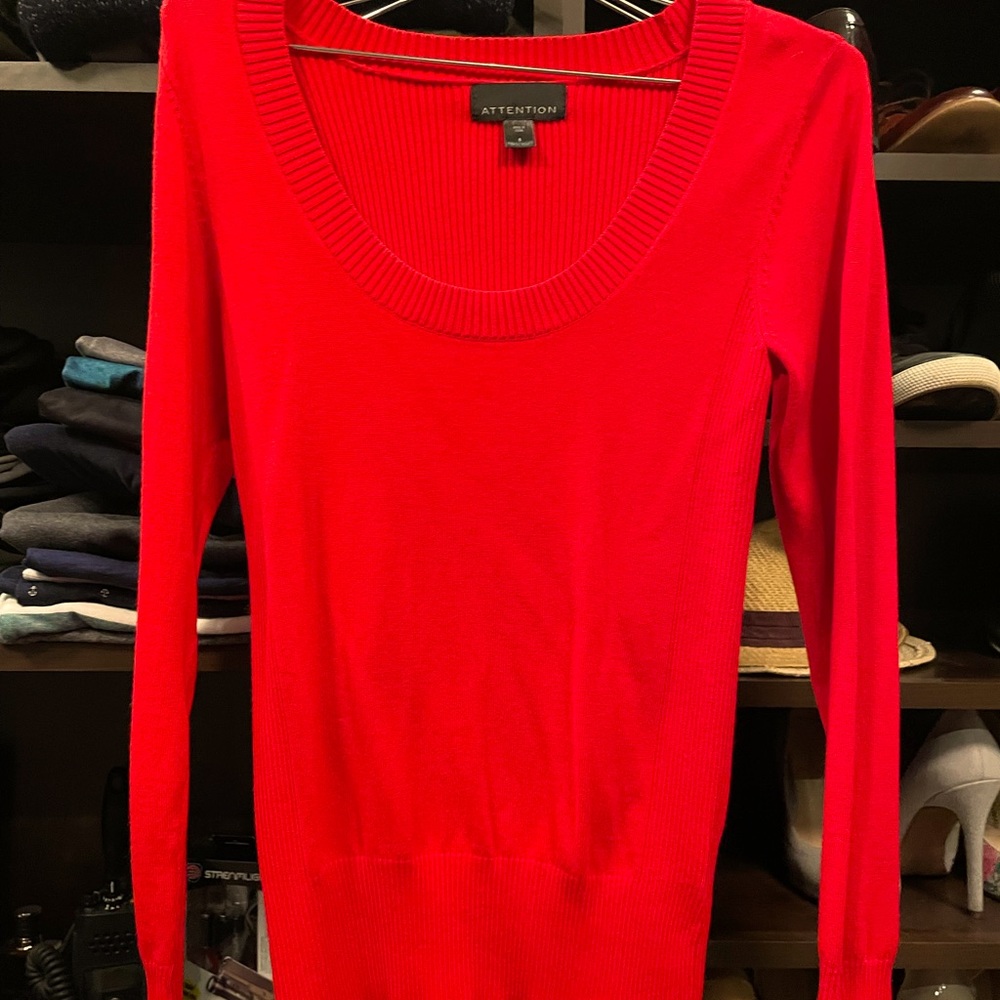 Cute red sweater